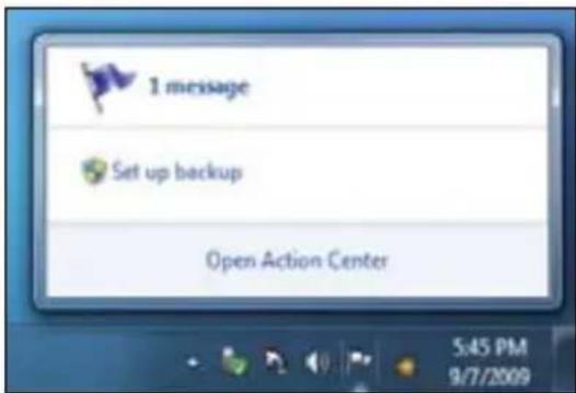 ASUS Essentio CG8350 - Visualización de una notificación de alerta - 1