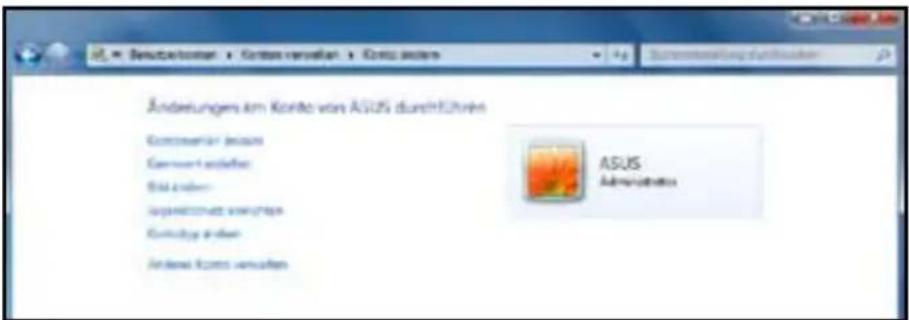 ASUS Essentio CG8350 - So erstellen Sie ein Benutzerkennwort: - 1