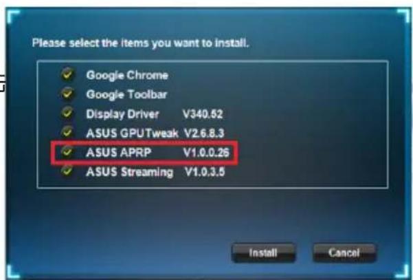 ASUS 710-2-SL - 在Windows Vista与Windows 8.1/8/7(32/64 bit)中安装华硕APRP - 2