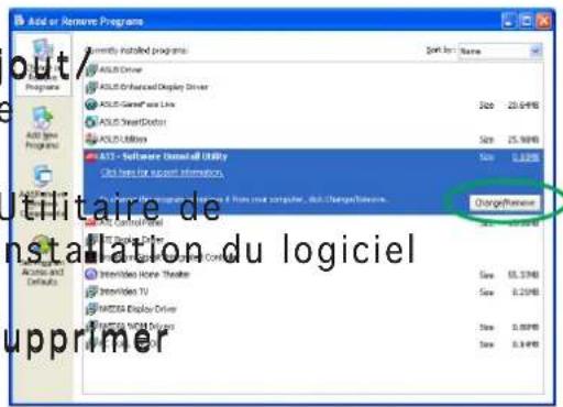 ASUS A9800PRO/TVD/256M - Désinstaller le pilote d'affichageDésinstaller le pilote d'af - 1