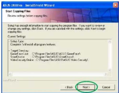 ASUS A7000-X/T/32M - Installation des utilaitairesInstallation des utilaitaires - 5