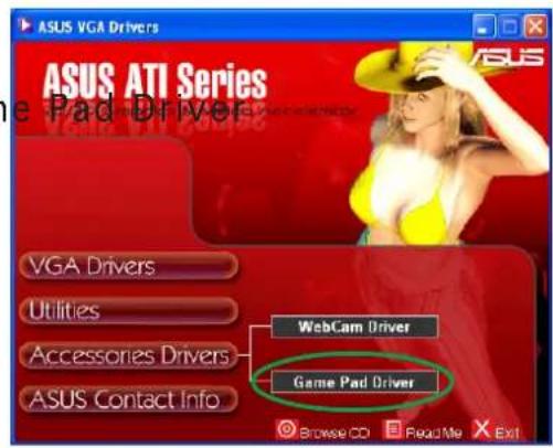 ASUS A9200SE/T/64M - Désinstaller un driver de GamepadDéinstaller un driver d - 1