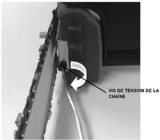 Earthwise CS33014 - INSTALLATION/ REMPLACEMENT DU GUIDE-CHAÎNE ET DE LA CHAÎNE - 4