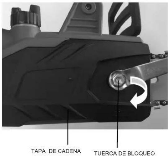 Earthwise CS33014 - INSTALACIÓN/ REEMPLAZO DE LA BARRA GUÍA Y LA CADENA - 5