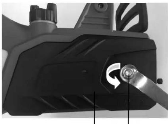 Earthwise CS33014 - INSTALLING/ REPLACING THE GUIDE BAR AND CHAIN - 1