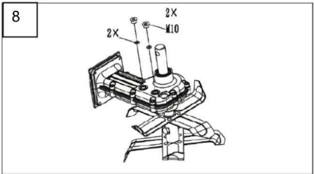 Earthwise TC70090EW - Retrait et installation du peigne (Fig. 7) - 2
