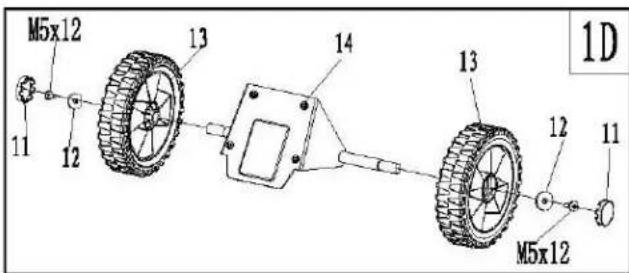 Earthwise SN70016 - Ajuster le bouton (Fig. 1C) - 2