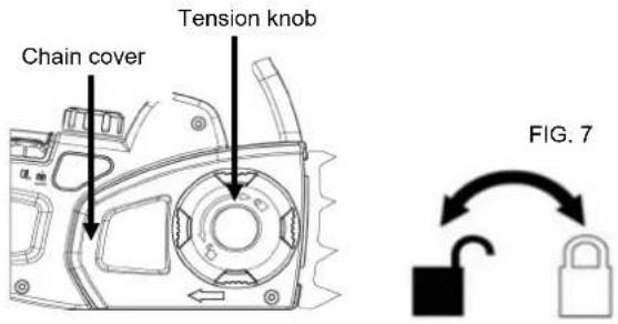 Earthwise CVPS43010 - INSTALLING/REPLACING THE GUIDE BAR AND CHAIN - 1