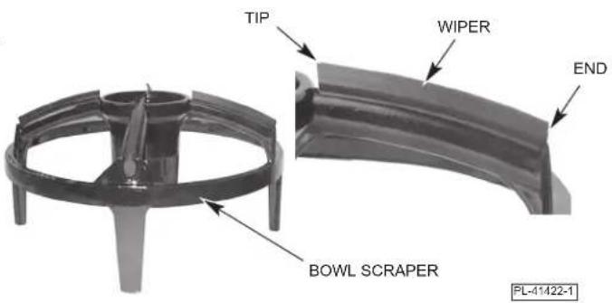 TIP WIPER END BOWL SCRAPER PL-41422-1