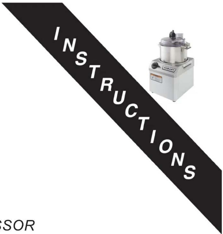 Hobart FP41 - MODEL FP41 FOOD PROCESSOR - 1