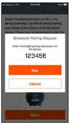 Reset the Bluetooth option as 0% in the service's settings. Tip the Bluetooth Parising hours more of the bottom of the Bluetooth open. Please stay your phone to order file. Bluetooth Parising Request Enter the digit parising code shown on the device. 123456 Pair Cancel Next