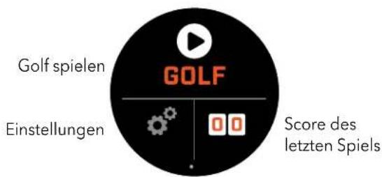 Golf spielen Einstellungen GOLF 00 Score des letzten Spiels