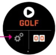 BUSHNELL Ion Elite - DEFINIÇÕES DE GOLFE : Use as Definições de Golfe para definir, ajustar e personalizar os jogos. - 1