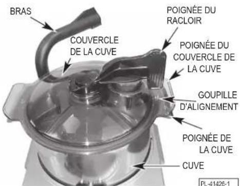 Hobart HCM62 - ASSEMBLAGE DE LA CUVE ET DE LA LAME - 6