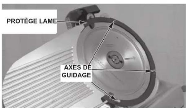 Hobart HS9N - Protège lame et cache du couteau - 1