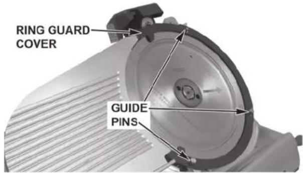 Hobart HS7N - Ring Guard Cover and Top Knife Cover - 1