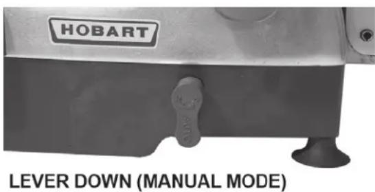 Hobart HS7N - SLICING IN MANUAL MODE (HS7 AND HS9 SERIES) - 2