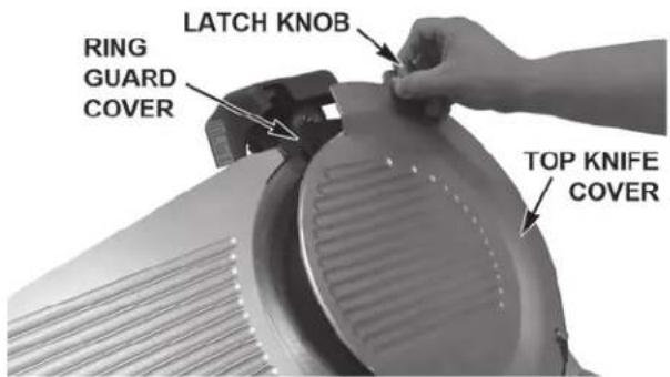 Hobart HS6N - Ring Guard Cover and Top Knife Cover - 2