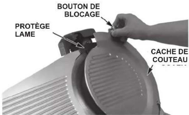 Hobart HS6N - Protège lame et cache du couteau - 2