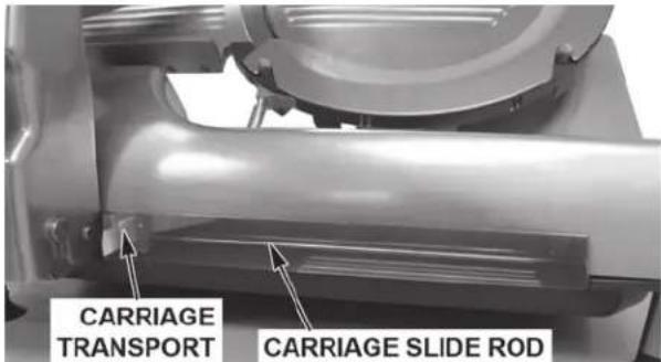Hobart HS6N - LUBRICATION — CARRIAGE SLIDE ROD - 1