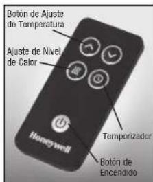 HONEYWELL HWLHHF360VV2 - Operación del Control Remoto - 2