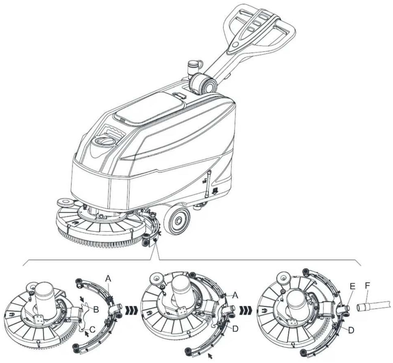 Viper AS4325B - INSTALLATION UND ENTFERNUNG DER SAUGLEISTEN-BAUGRUPPE - 2