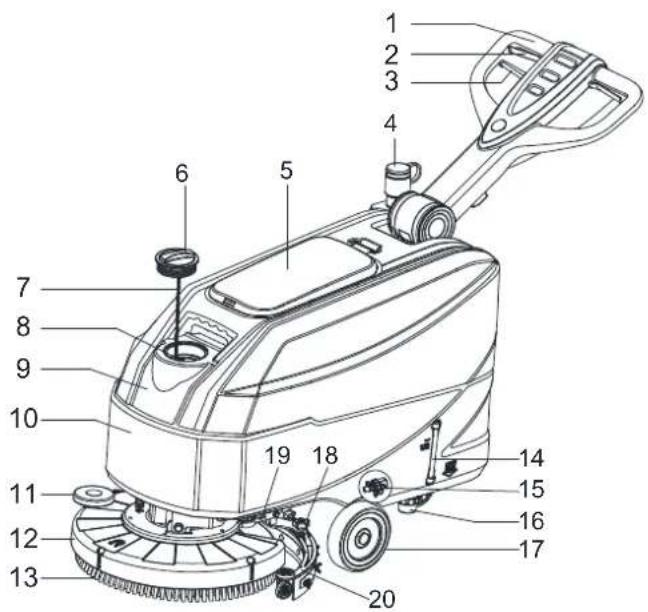 Viper AS4325B - MASKINSTRUKTUR (sasom visas i Figur 1) - 1