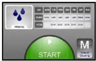 Vulcan TCM-102E-480 - "AUTO" CLEANING (cleaning programmed every day of the week): - 5