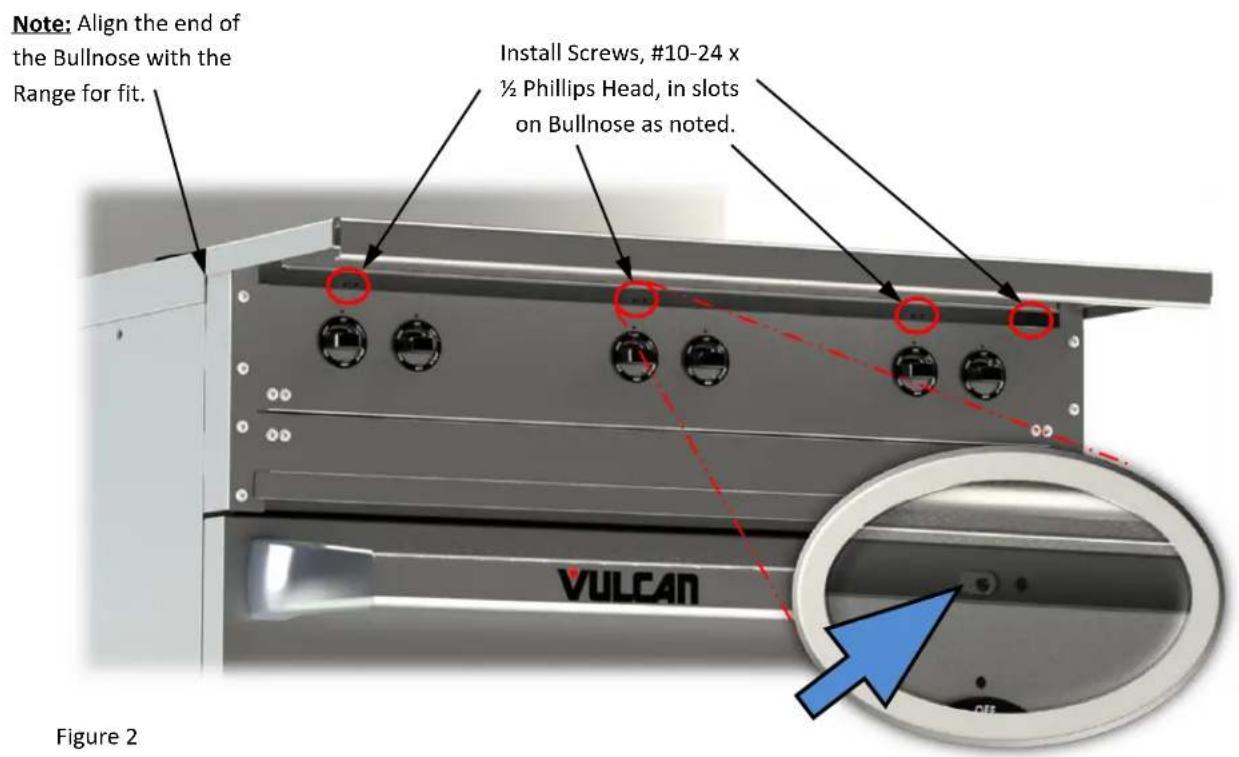 Vulcan EV12 - ACCESSORY BULLNOSE INSTALLATION - 2