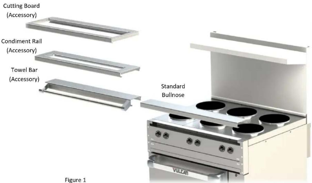 Vulcan EV48SS - ACCESSORY BULLNOSE INSTALLATION - 1