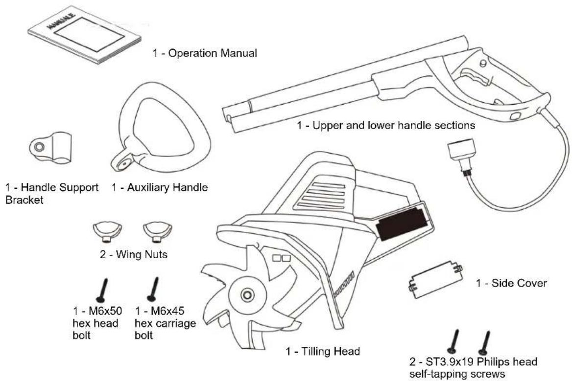 Earthwise TC70025 - PACKING LIST - 1