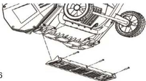 Earthwise SN71018 - Replacing the scraper - 1