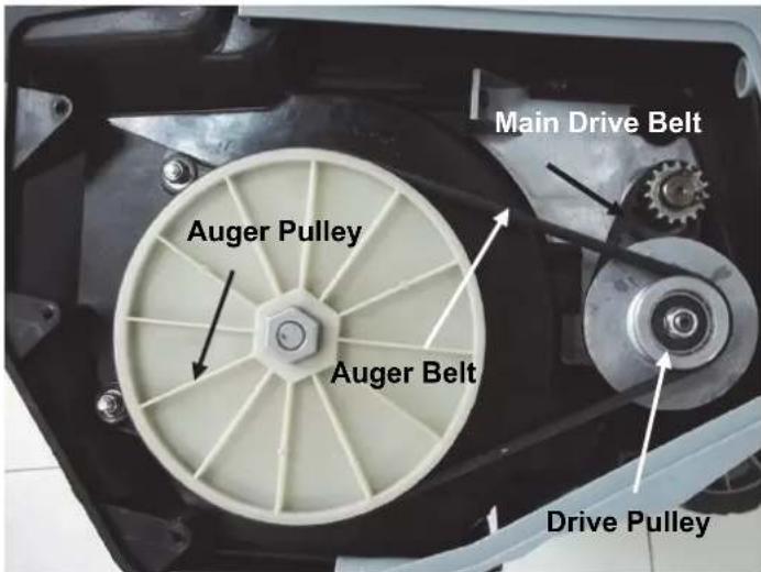 Earthwise SN71018 - Belt drive system structure (See Fig 17) - 1