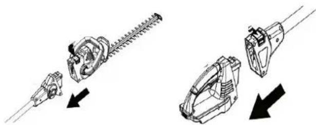 Earthwise CVP41810 - CONVERSION DU TAILLE-HAIE À MANCHE À TAILLE-HAIE - 1