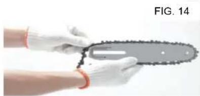 Earthwise CVP41810 - REPLACEMENT DU GUIDE-CHAÎNE ET DE LA CHAÎNE - 3