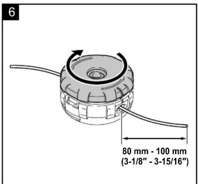 6 80 mm - 100 mm (3-1/8" - 3-15/16")