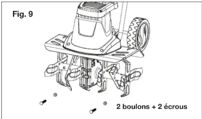 Sun Joe BDL-A0075 - Changement des dents - 1