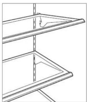 Sub-Zero CL3050U/O - Para cambiar la posición de un divisor del cajón del refrigerador: - 1