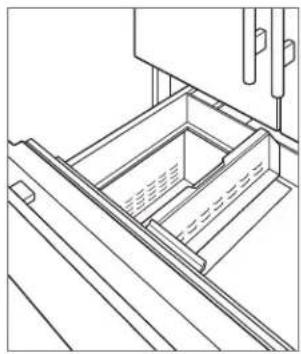 Sub-Zero CL3650F/O - Pour installer les paniers du congélateur (modèles à congélateur inférieur) : - 2
