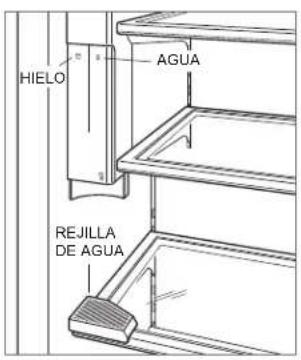 HIELO AGUA REJILLA DE AGUA