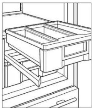 Sub-Zero CL3650UFD/O - To reposition a refrigerator drawer divider: - 2
