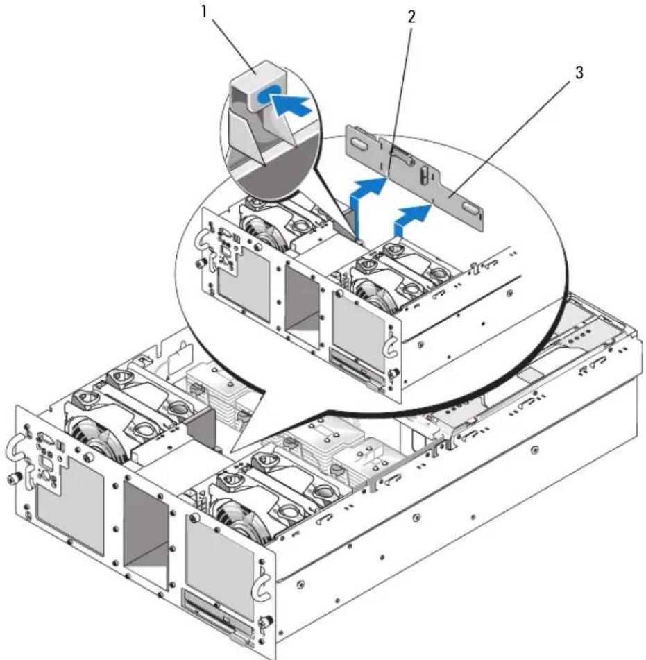 DELL PowerEdge 6850 - Entfernen einer Zwischenplatine - 3