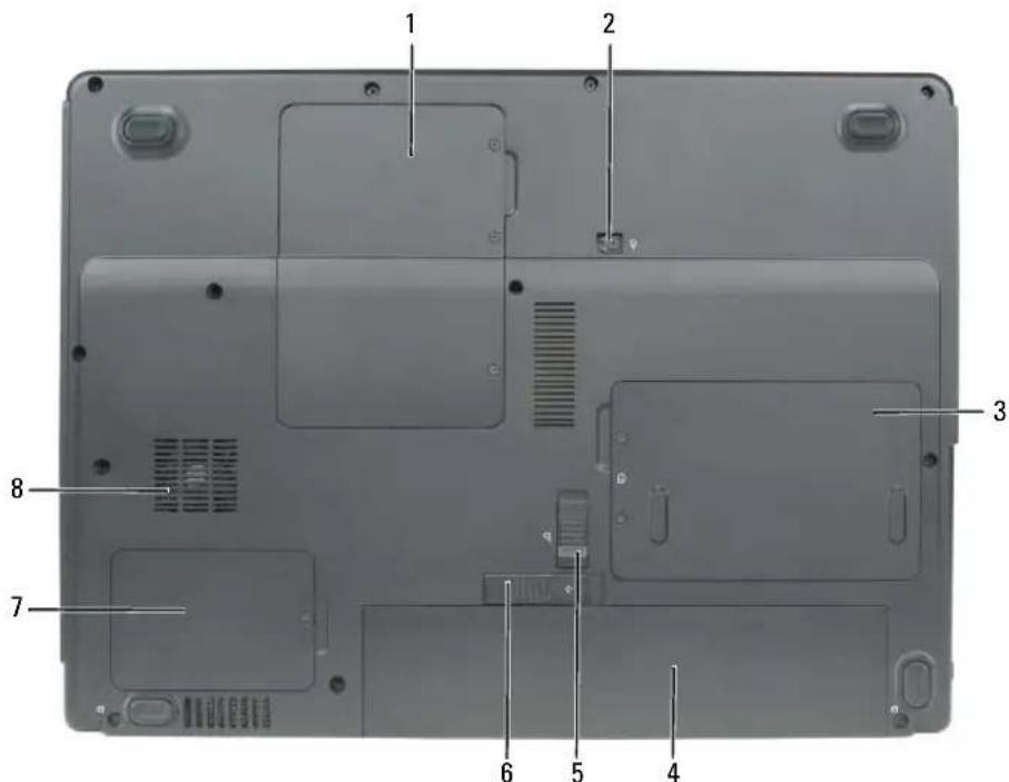 DELL Latitude 120L - Onderaanzicht - 1