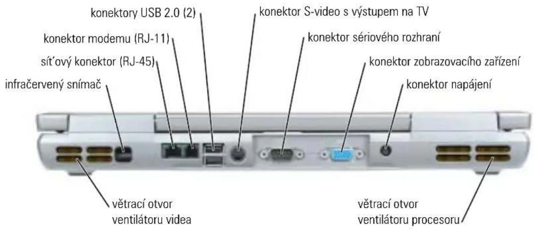 DELL Precision M70 - Pohled zezadu - 3