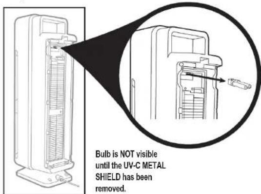 Guardian CDAP5500 - INSTALLING & REMOVING UV-C BULB - 4