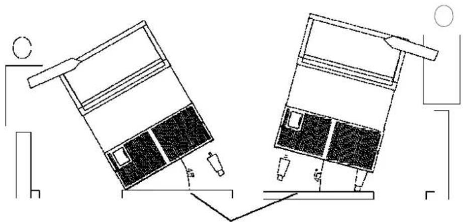 Orien FS-260IM - Installing the adjustable feet - 1