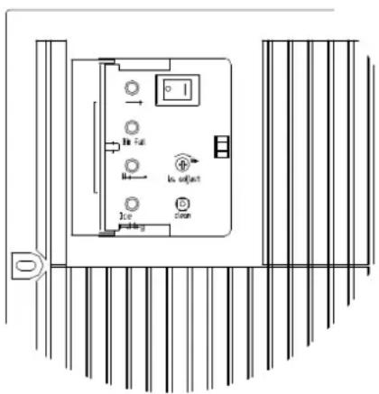 Orien FS-260IM - PANEL DE CONTROL (en el lado del panel apersianado delantero inferior) - 1