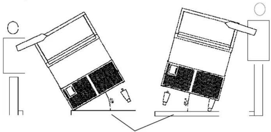 Orien FS-260IM - Instalación de las patas ajustables - 1