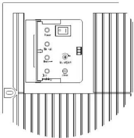 Orien FS-260IM - Control Panel (located at left side of front bottom louver panel) - 1