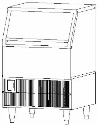 Orien FS-260IM - Machine à glaçons automatique commerciale - 1